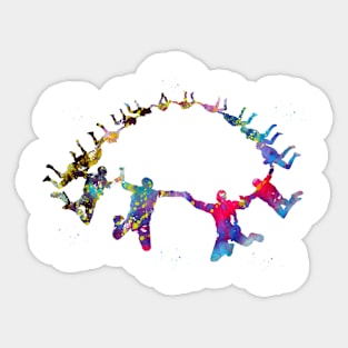 Team Group Skydiver Sticker